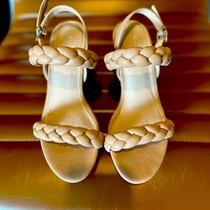 Michael Kors braided wedge